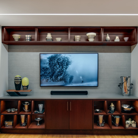 Knolls Neighborhood Project - Living Room TV Area